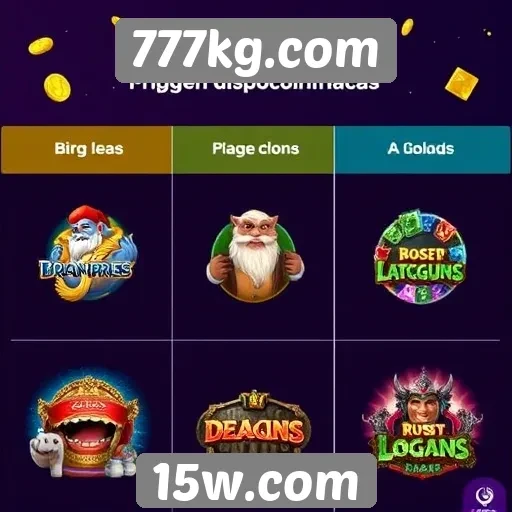 Comparativo entre jogos disponíveis no 777kg